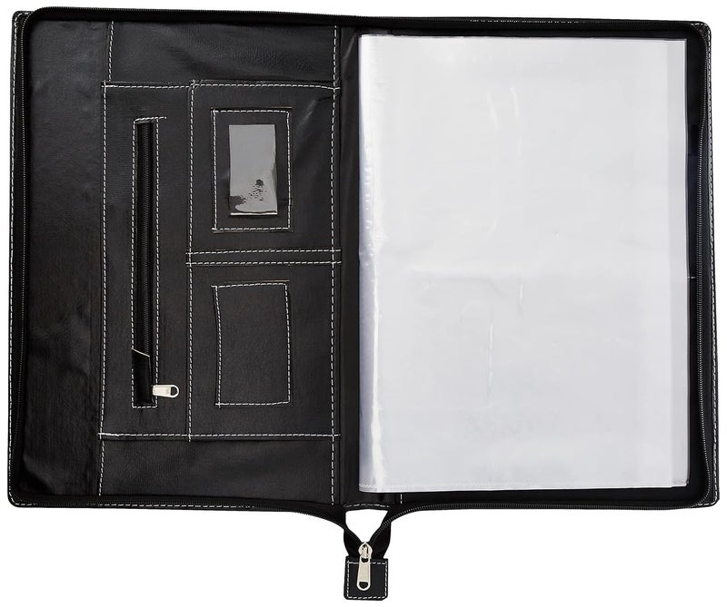 COI Multipurpose Leatherette Executive File Legal for Certificates,Documents Holder,Document Bag, Portfolio, Size Professional File Folders Documents Holder with 20 Leafs for Men and Women - Image 2