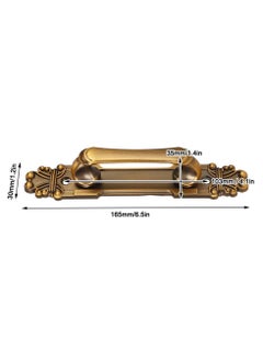 KASTWAVE European Style Antique Zinc Alloy Door Handles - 2Pcs/Set Cabinet Hardware Accessory for Most Doors, Cabinets, Drawers, and Wardrobes  - Image 5
