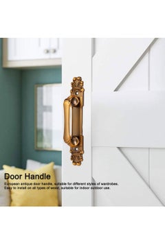 KASTWAVE European Style Antique Zinc Alloy Door Handles - 2Pcs/Set Cabinet Hardware Accessory for Most Doors, Cabinets, Drawers, and Wardrobes  - Image 3