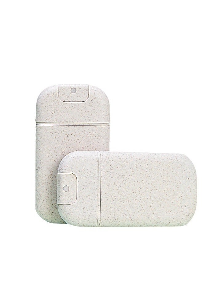 Two Piece Set Ultra-Thin Spray Bottle Perfume Sprayer Refillable Empty Alcohol Hand Sanitizer Bottle Travel Portable Card Phone Design 30/20ml Makeup Toner Air Freshener Water Moisturizer  - Image 1