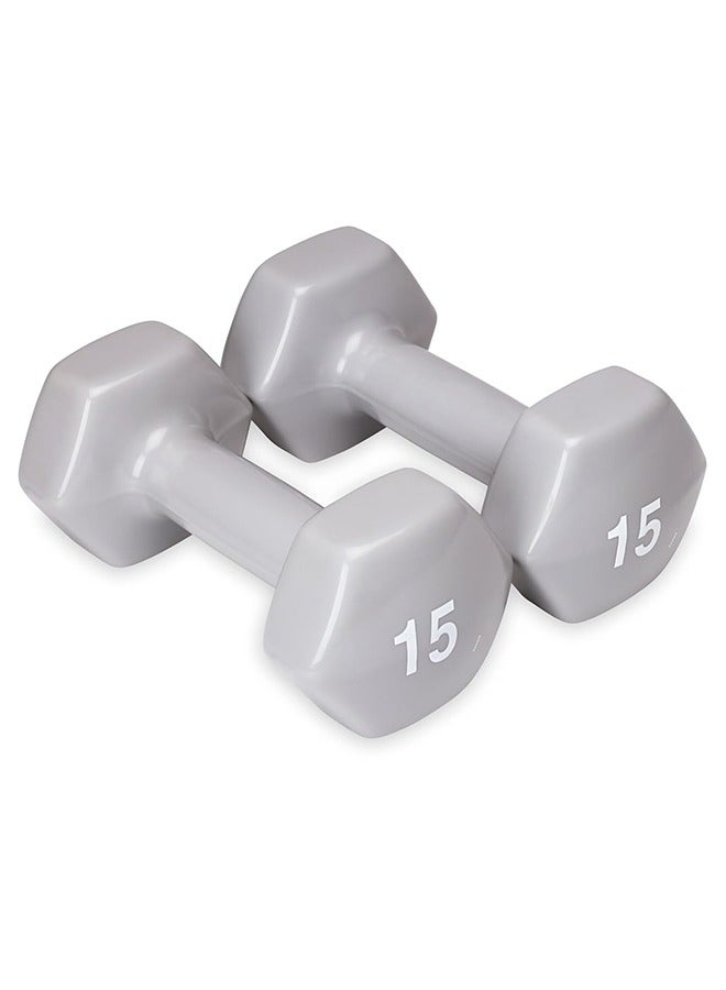 اس بي ار اي زوج دمبل فينيل 15 رطل - Image 1