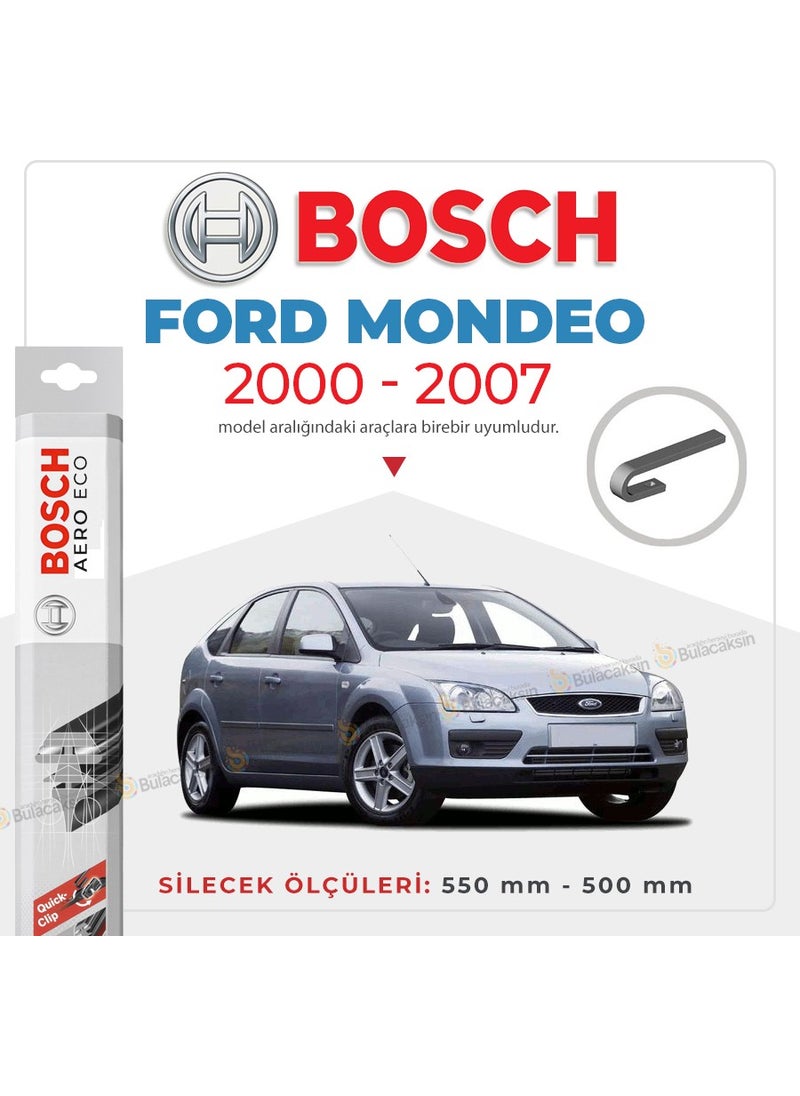 BOSCH Ford Mondeo Banana Wiper Set (2000-2007) Aeroeco  - Image 1