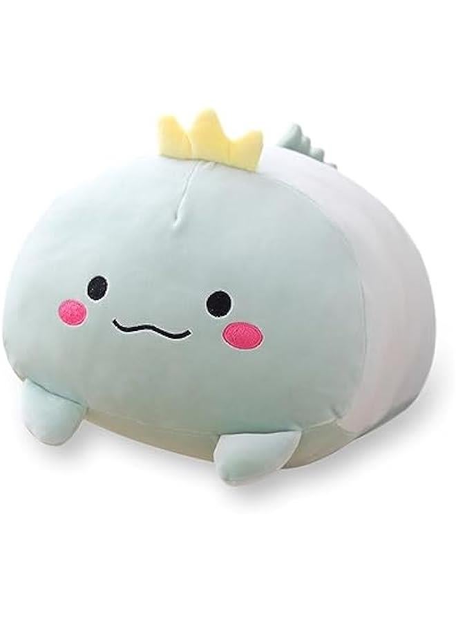 8 inch Cute Dinosaur Plush Stuffed Squishy Animal Cylindrical Body Pillow,Super Soft Cartoon Hugging Toy Gifts for Bedding, Kids Sleeping Kawaii Pillow  - Image 1