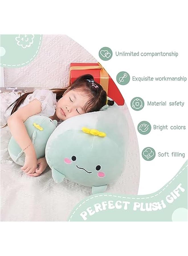 8 inch Cute Dinosaur Plush Stuffed Squishy Animal Cylindrical Body Pillow,Super Soft Cartoon Hugging Toy Gifts for Bedding, Kids Sleeping Kawaii Pillow  - Image 5