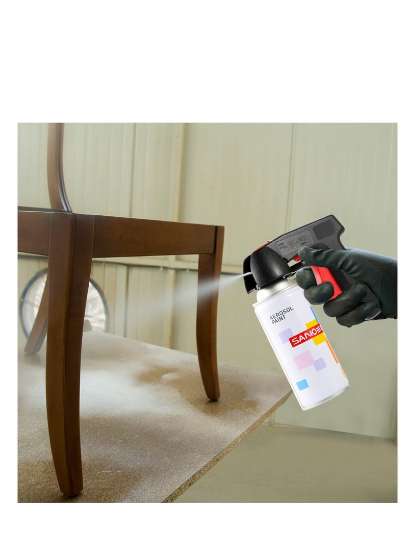 Excefore - Spray Can Trigger Grip Handle, 2 Pcs Spray Can Aerosol Trigger Gun Grip, Instantly Converts Spray Cans into Airbrush, Universal Spray Gun Tool Holder for Paint Sprays Adaptor - Image 1