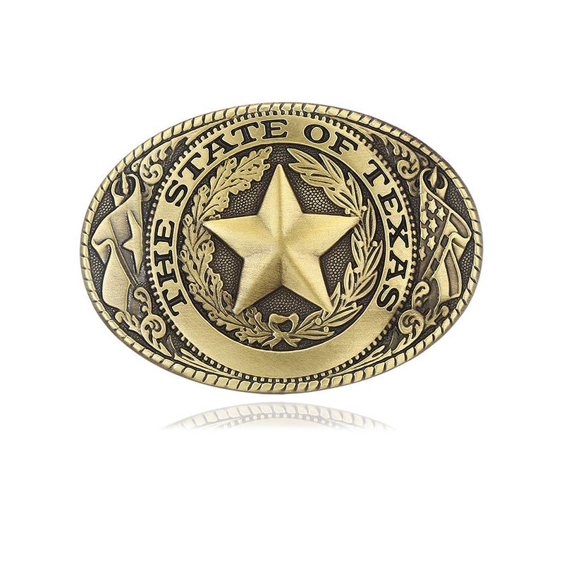 QQA Native American men's novelty belt buckle Birthday party holiday gifts cowboy buckles (belt buckle, 1) - Image 1