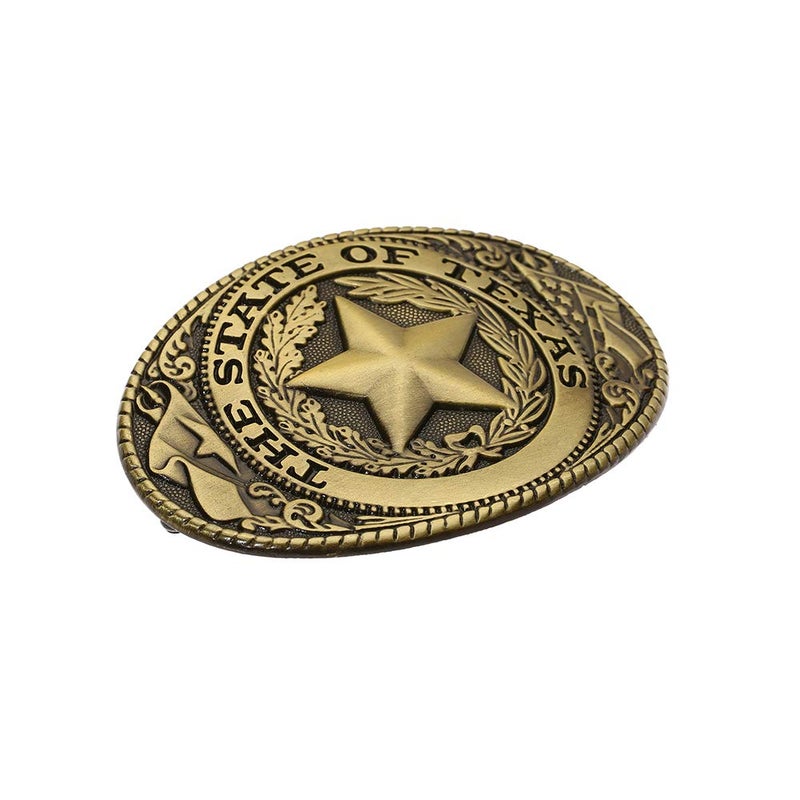 QQA Native American men's novelty belt buckle Birthday party holiday gifts cowboy buckles (belt buckle, 1) - Image 3