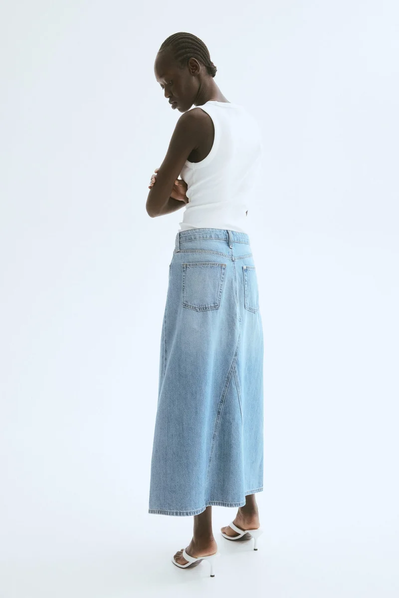 H&M A-line denim skirt
