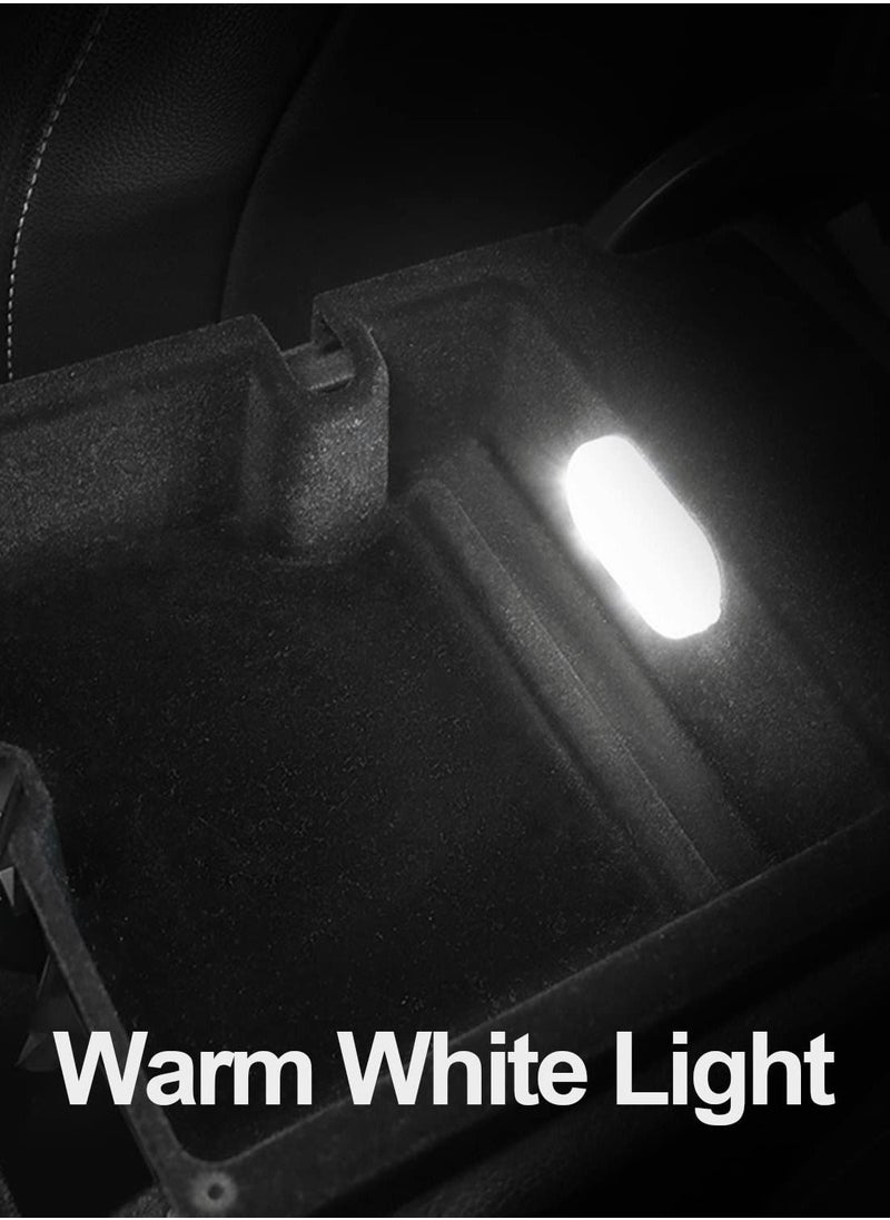 Excefore Car LED Lights Interior Portable Small Incar LED Touch Lights with 6 Bright LED Lamp Beads  - Image 3