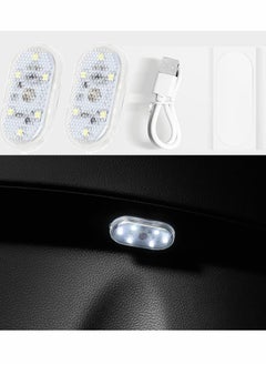 Excefore Car LED Lights Interior Portable Small Incar LED Touch Lights with 6 Bright LED Lamp Beads  - Image 1