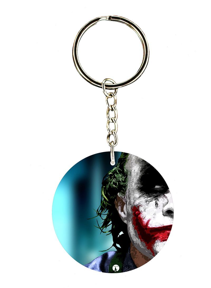 RKN Double Side The Joker Printed Keychain