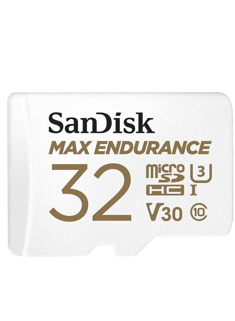 sandisk Max Endurance Video Monitoring for Dashcams & Home Monitoring microSDHC Memory Card 15,000 Hours Endurance SDSQQVR-032G-GN6IA - Image 1