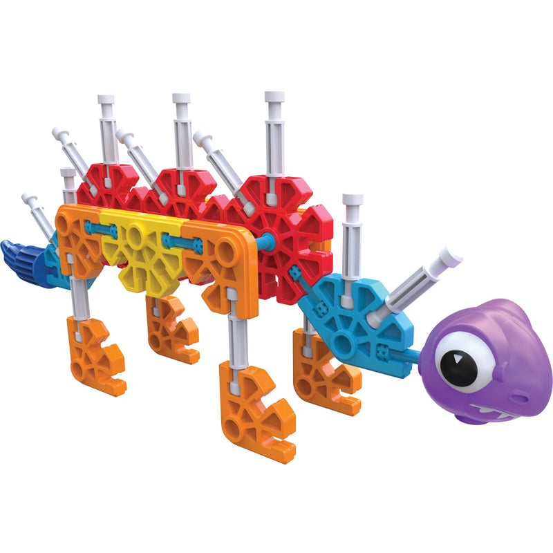 K'NEX مجموعة كيد ك'NEX - أصدقاء الديناصورات ، 100 قطعة ، بناء STEM لرياض الأطفال ، مجموعة بناء للأطفال ، لعب إبداعي ، للأعمار 3 سنوات فما فوق - Image 4