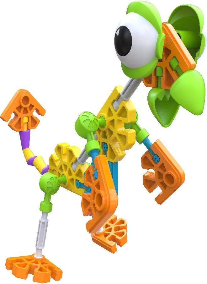 K'NEX Kid K'NEX Dino Dudes Building Set - Ages 3+ - Preschool Creative Toy, 100 pieces 