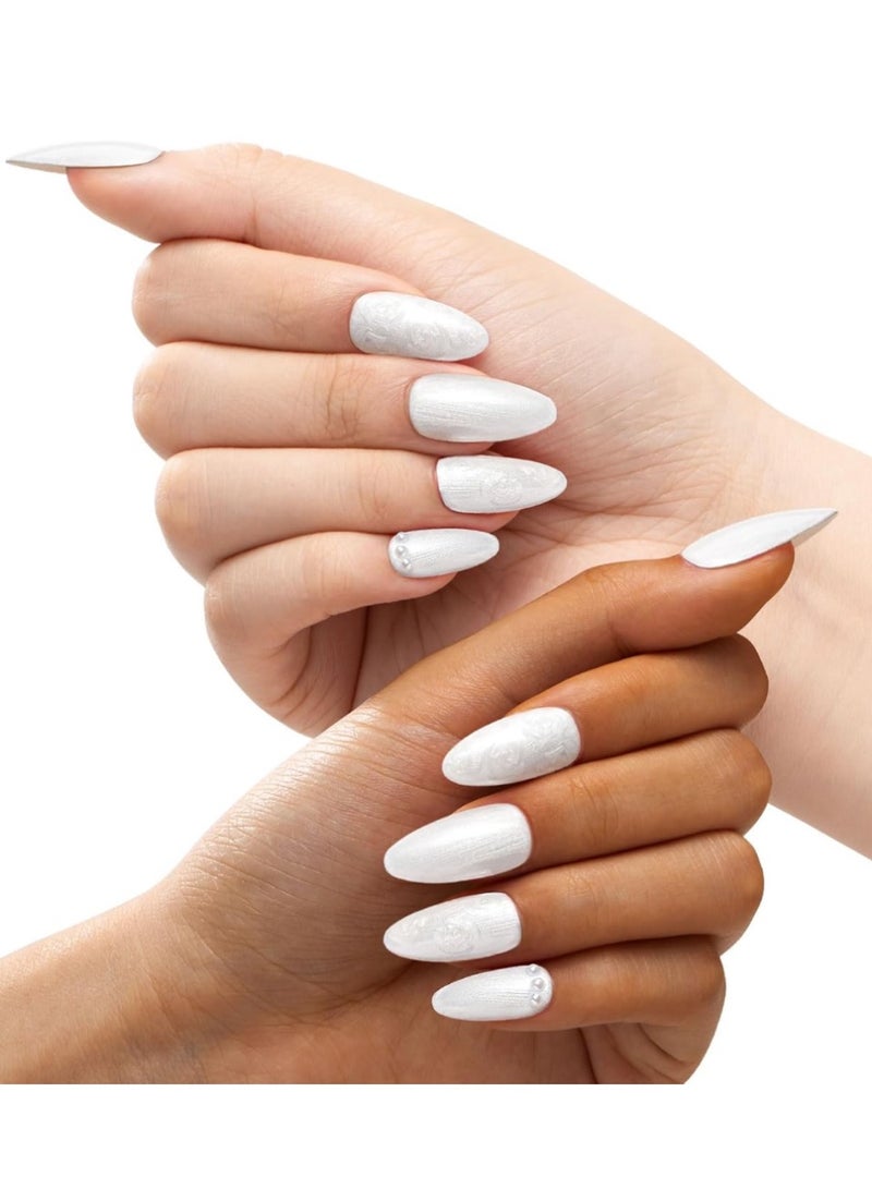 ريمي بيلا ريمي بيل طلاء أظافر جل لؤلؤي 15 مل باللون الأبيض اللامع يُزال بالنقع ويُعالج بضوء UV LED للاستخدام المنزلي - Image 2