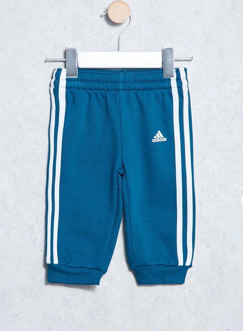 Adidas Infant Real Madrid 3 Stripe Joggers Set