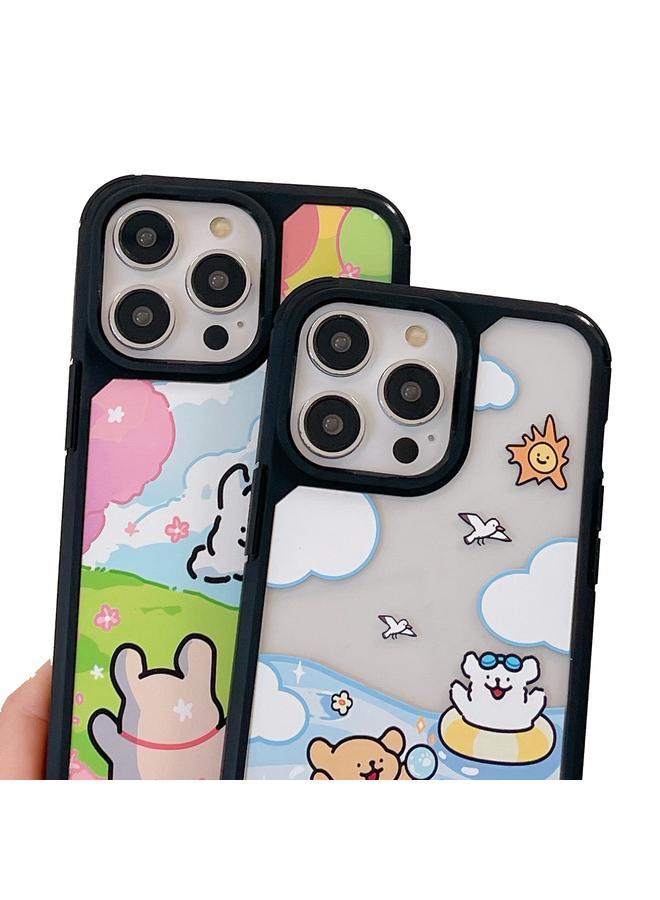 Zaboon Case For iPhone 13 Exclusive Design Style PC Full Coverage Pattern Phone Case - Image 3