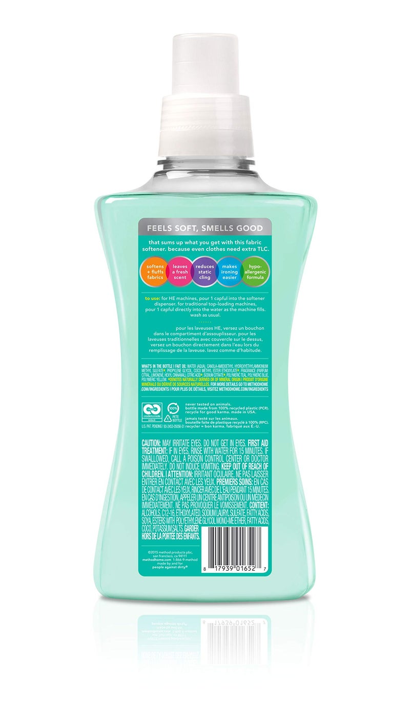 Method Fabric Softener; Beach Sage; 53.5 Ounces; 45 Loads; 1 pack; Packaging May Vary - Image 2