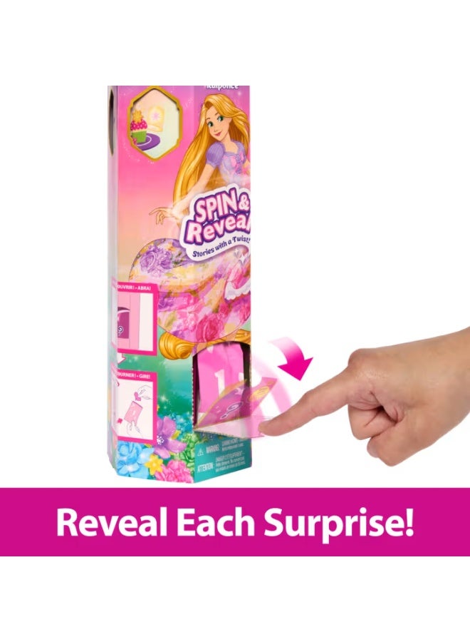 Disney Princess Disney Princess Spin & Reveal Rapunzel Fashion Doll with 11 Surprises - Image 2