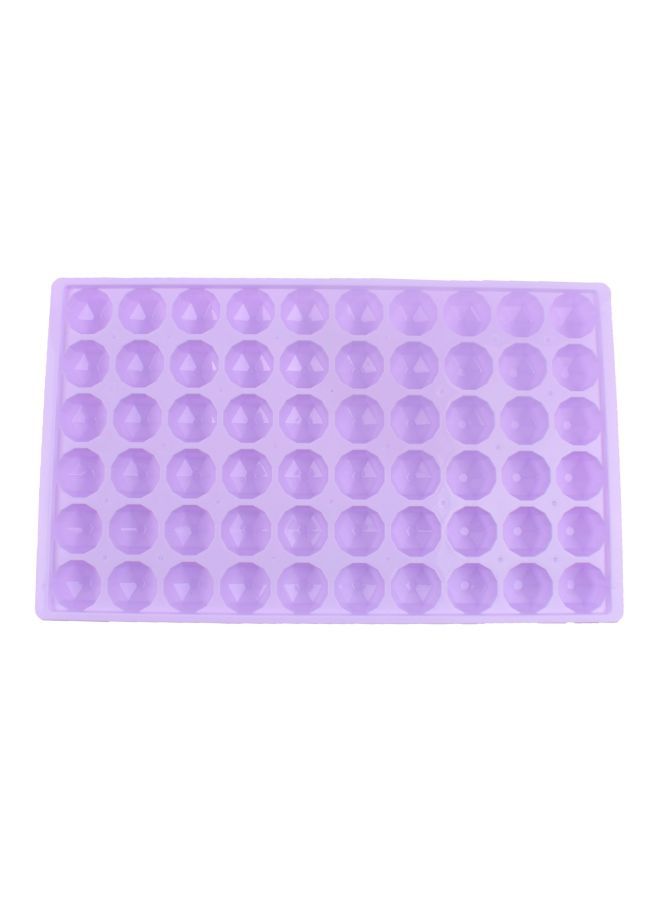 NIBEMINENT 60-Cavity Big Dodecagon Shape Ice Cube Tray Purple 38.5x23x3centimeter - Image 2