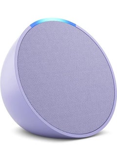 Pop Full sound compact Wi-Fi & Bluetooth smart speaker with Alexa  Use your voice to control smart home devices, play music or the Quran, and more (speaks English & Khaleeji)  Lavender