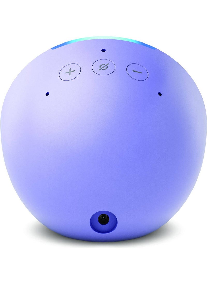 Generic - Pop Full sound compact Wi-Fi & Bluetooth smart speaker with Alexa  Use your voice to control smart home devices, play music or the Quran, and more (speaks English & Khaleeji)  Lavender - Image 1