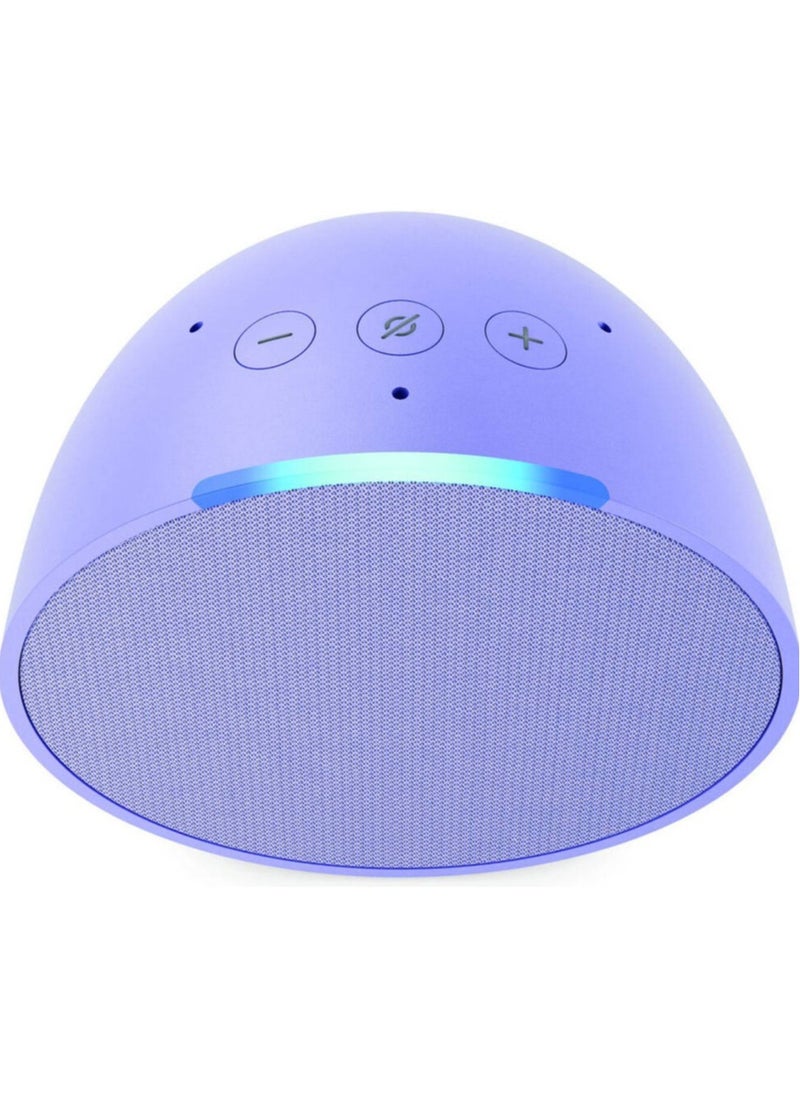 Generic - Pop Full sound compact Wi-Fi & Bluetooth smart speaker with Alexa  Use your voice to control smart home devices, play music or the Quran, and more (speaks English & Khaleeji)  Lavender - Image 1