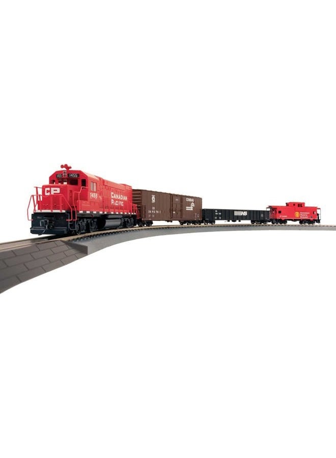 Walthers Trainline مجموعة قطار الشحن السريع HO Scale 1/87 Flyer Express - الكندية الباسيفيكية - Image 1