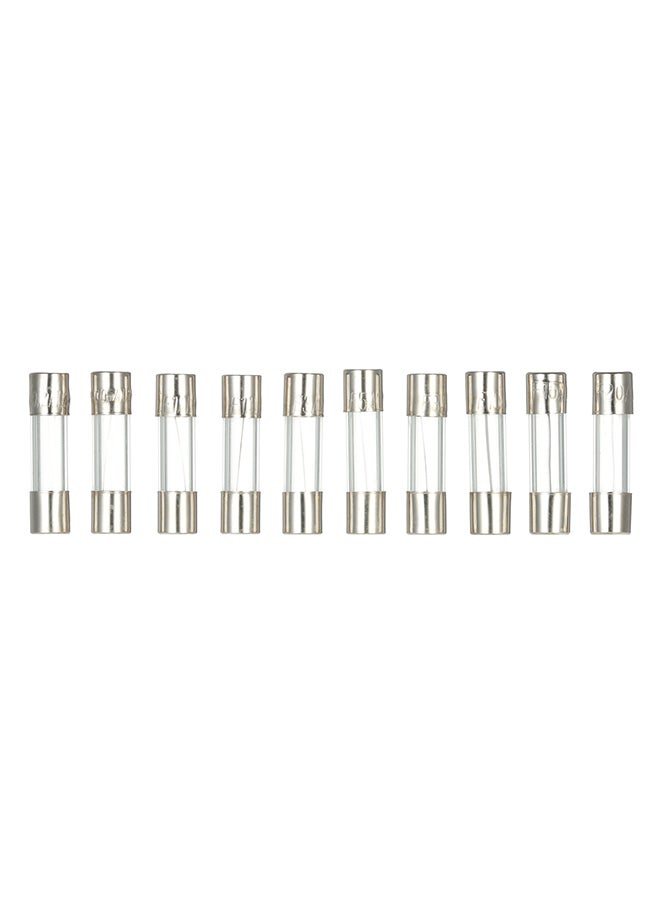 100-Piece Fast Blow Tube Fuse Kit Multicolour 5mm  - Image 2