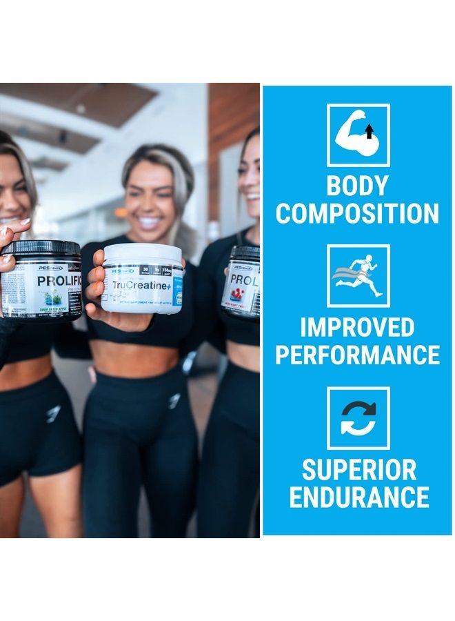 PEScience TruCreatine+, Pure Creatine Monohydrate and ElevATP Powder, 30 Servings - Image 2