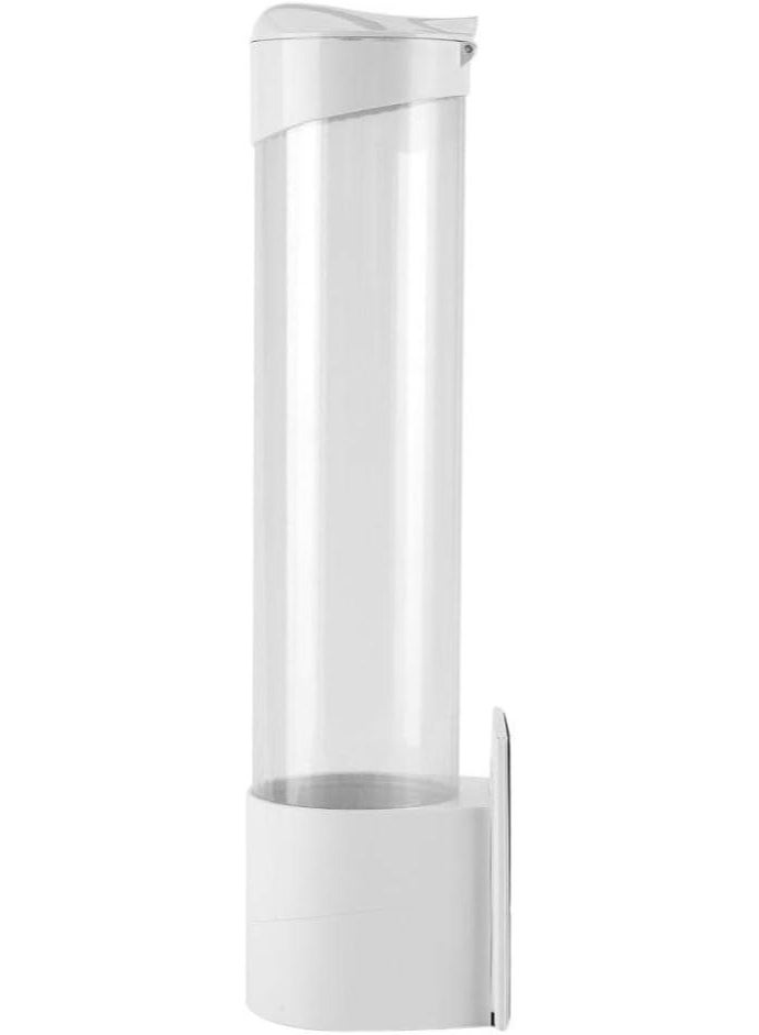 فلوريت موزع وحامل بلاستيك للأكواب الورقية أبيض/ شفاف - Image 1