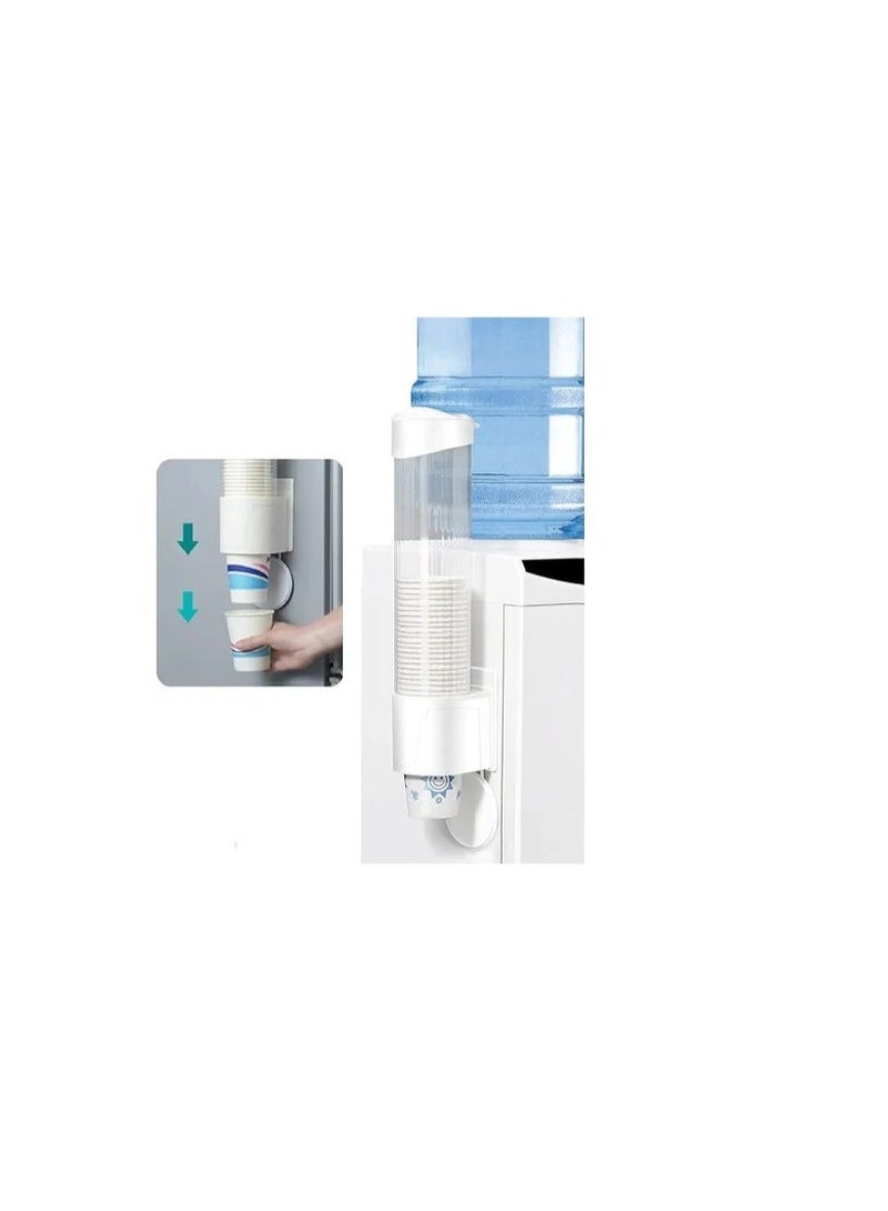 فلوريت موزع وحامل بلاستيك للأكواب الورقية أبيض/ شفاف - Image 5