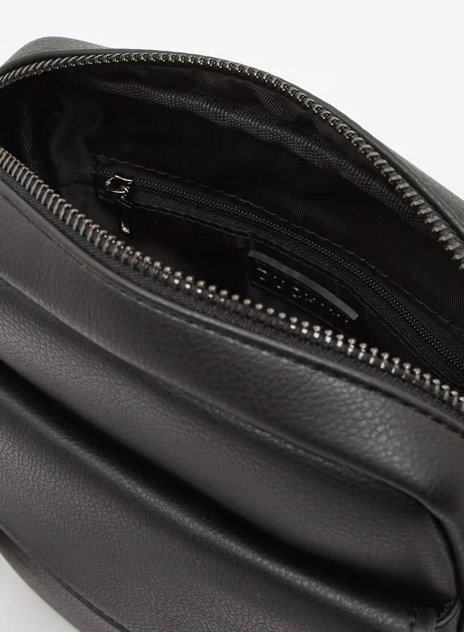 DUCHINI Men Messenger Bag With Adjustable Strap And Zip Closure