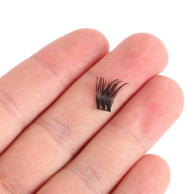SMASOLO False Eyelashes Set 12 Rows Compact Lash Clusters Soft Individual Curl Lash Extensions Natural Look DIY for Women Cosplay and Daily Wear - Image 3