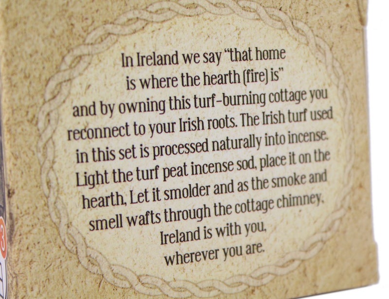The Gifted Hand Irish Shopper Turf Peat Incense Ceramic Cottage Gift Boxed Irish Ireland - Image 5