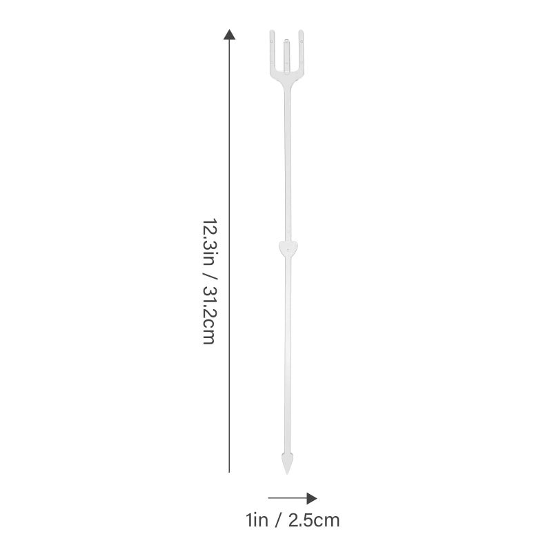 Large Floral Picks 31cm 80pcs Straight Head DIY Bouquet Accessories For Floral Arrangement Crafting - Image 3