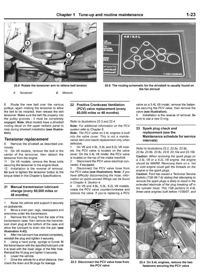 Ford full-size petrol pick-ups F-150 2WD & 4WD (2004-2014) Haynes Repair Manual (USA): 2004-14  - Image 4
