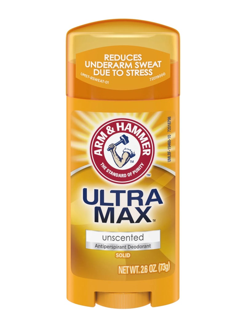 Arm & Hammer Ultra Max Unscented Antiperspirant Deodorant 73g