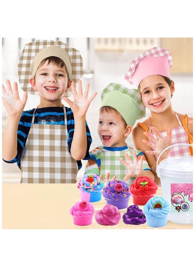 SIMDOW Slime Bucket Kit for Kids - 35 Add-ins, DIY Premade Slime Set, Jumbo Gift for Boys u0026 Girls Ages 6-12, Party Favors u0026 Sensory Toy - Image 4