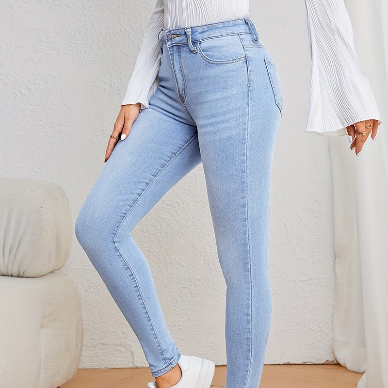 Women's Stretch Slim Fit Skinny Jeans - Image 2
