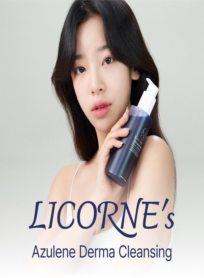 LICORNE Azulene Derma Cleansing, Low pH Calming Face Wash with Natural Guaiazulene, Gentle Gel to Foam Cleanser for Sensitive Skin & Redness Relief, Hydrating Korean Skincare, 6.76 fl oz - Image 5