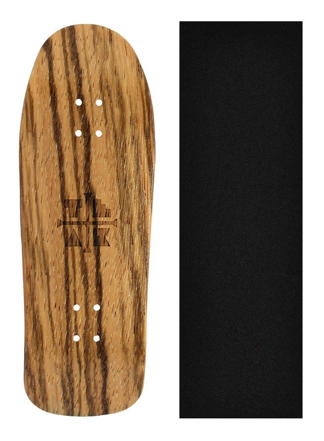 Teak Tuning Erboard Carlsbad Cruiser Deck, Zebrawood - 34Mm X 100Mm - Handmade, Pro Shape & Size - Five Plies Wood Veneer - Includes Prolific Foam Tape - Teak Tuning - Image 1