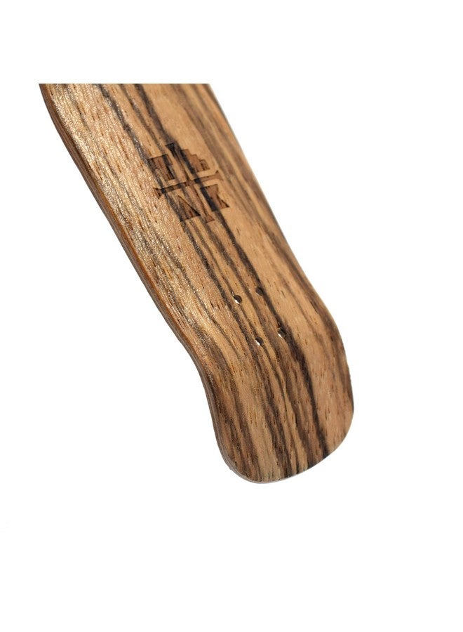 Teak Tuning Erboard Carlsbad Cruiser Deck, Zebrawood - 34Mm X 100Mm - Handmade, Pro Shape & Size - Five Plies Wood Veneer - Includes Prolific Foam Tape - Teak Tuning - Image 2