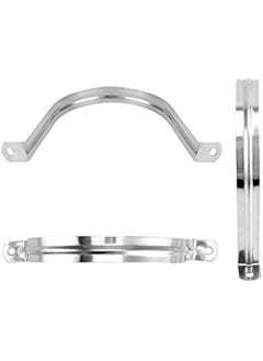 Arabest 4 Rigid Pipe Strap Clamp, 10 Pack Strap-U Bracket Tube Clip, Heavy Duty Stainless Steel Two Hole Strap, Widened Tube Strap Tension Clip Assortment Kit  - Image 3
