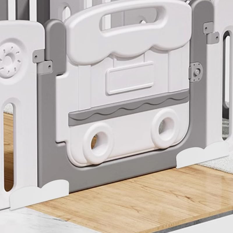 Beige Playpen Stabilizer Clips Easy to Install Replacement Parts for Play Areas 18X6 3X4 2CM - Image 3