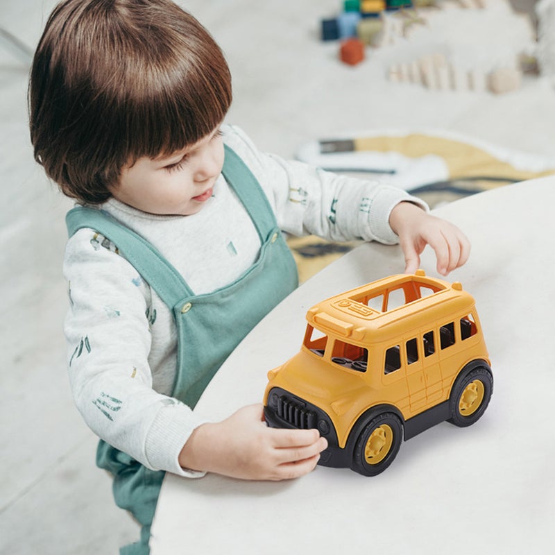 School Bus Model Funny Car Plaything Children Enlightenment Toy - Image 3