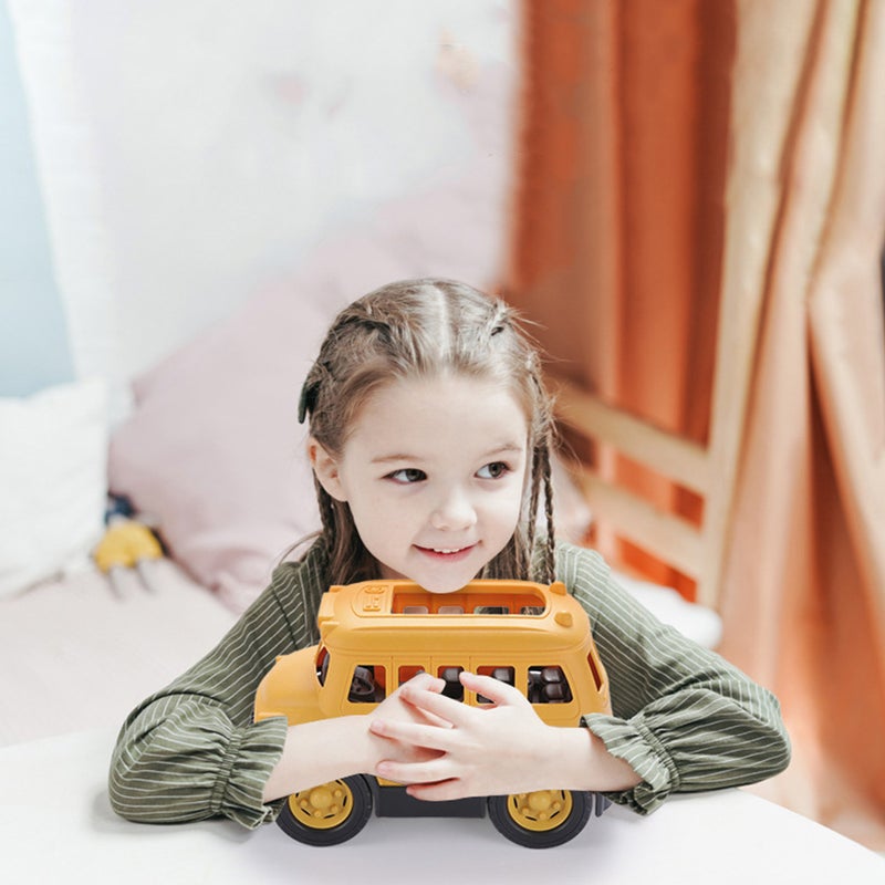 School Bus Model Funny Car Plaything Children Enlightenment Toy - Image 5