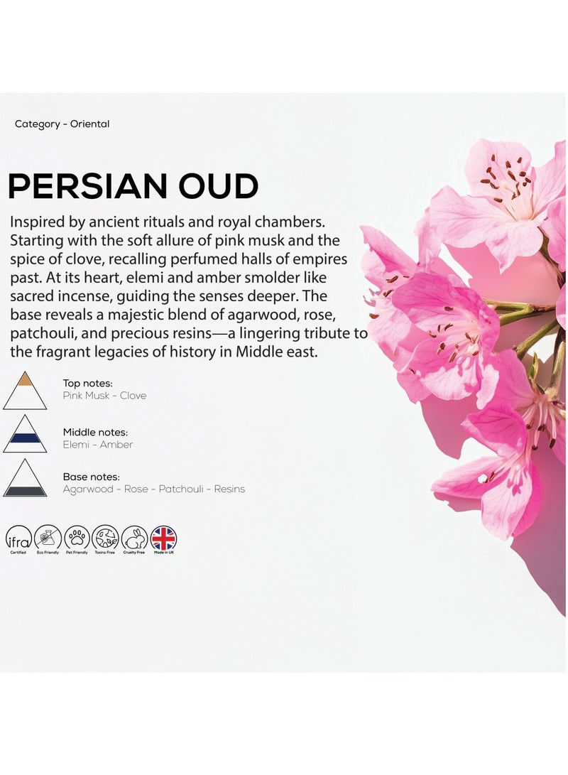 Dr Scent Diffuser Aroma Persian Oud (170ml) for Aromatherapy, Better Sleep, Living Room and Gym - Image 2