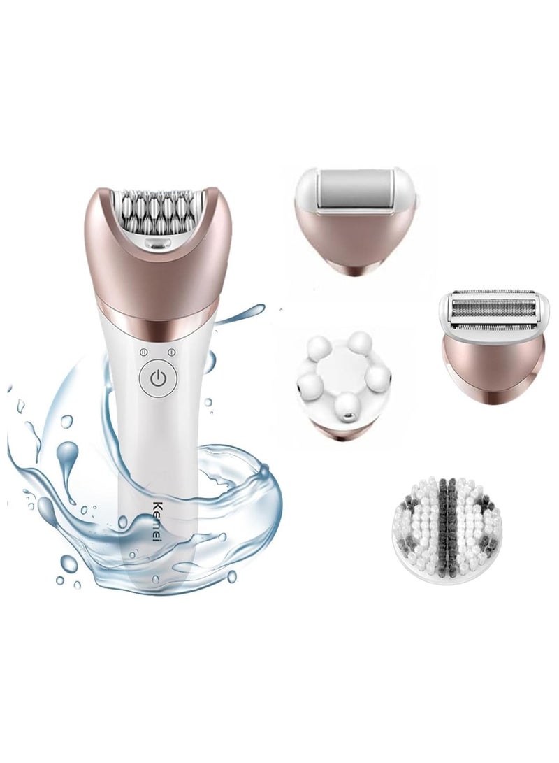 كيمي أدوات تجميل وإزالة الشعر متعددة الوظائف 5 في 1 للنساء - KM-8001 (النسخة السعودية) - Image 2