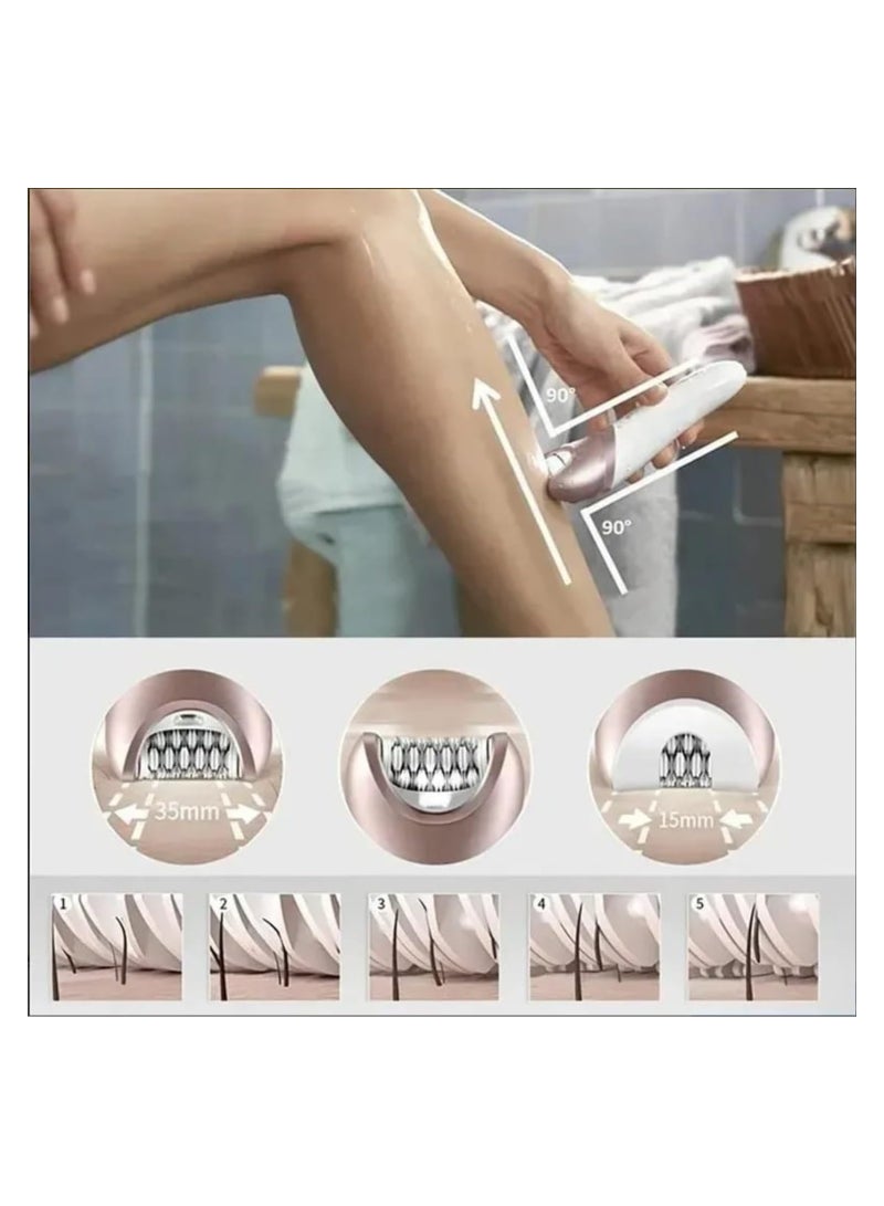 كيمي أدوات تجميل وإزالة الشعر متعددة الوظائف 5 في 1 للنساء - KM-8001 (النسخة السعودية) - Image 5